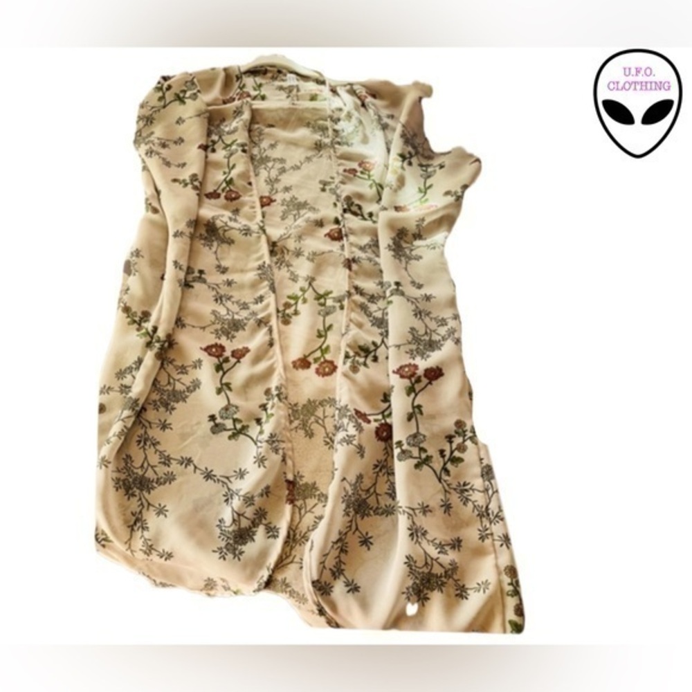 Live 4 Truth Open Front Kimono Blush Short Doleman Sleeves Midi Kimono